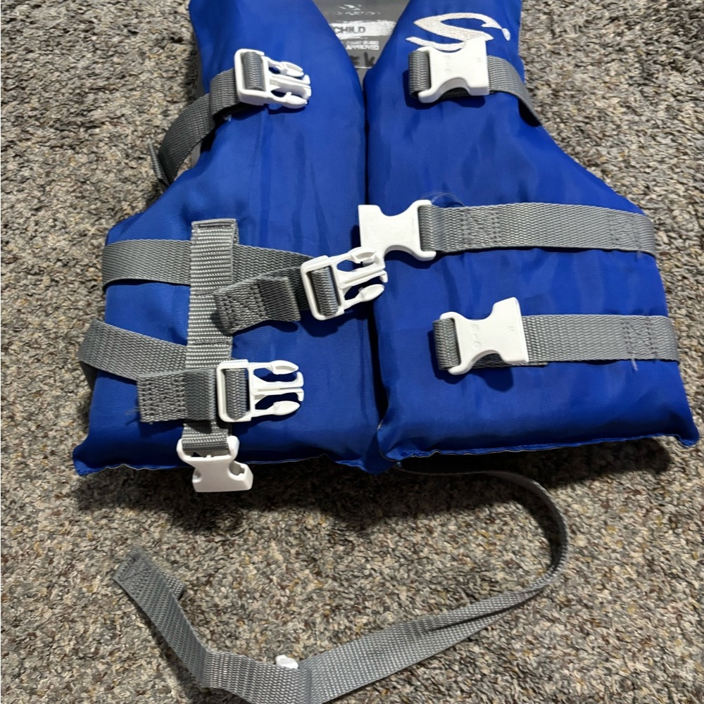 Coleman Gray Child Life Vest